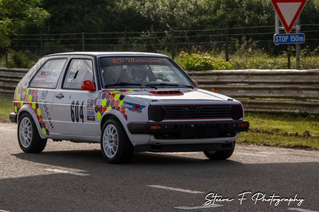 vw golf 2 gti rallye ,course de cote, Auto's, Volkswagen, Cabriolet, Geel, Te koop, Golf