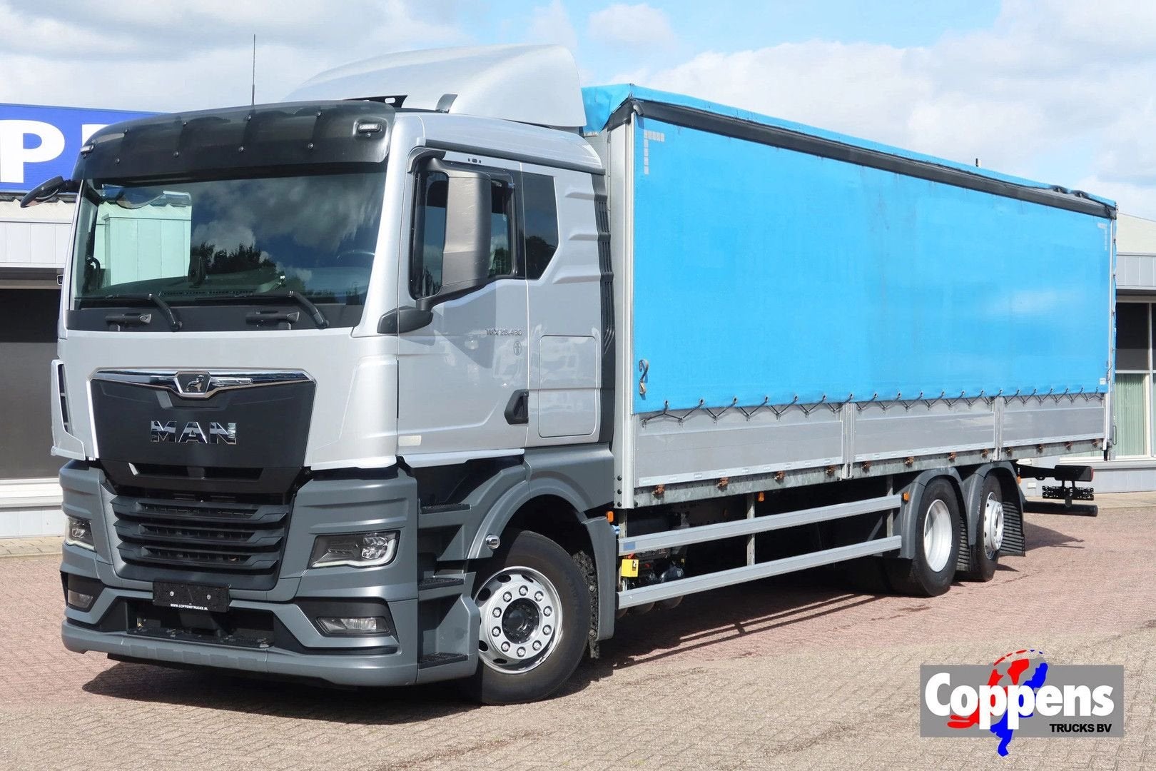 MAN TGX 26.430 6x2 Huif + schuifdak , Full air, stuur-lift a, Automaat, MAN, ABS, Bedrijf