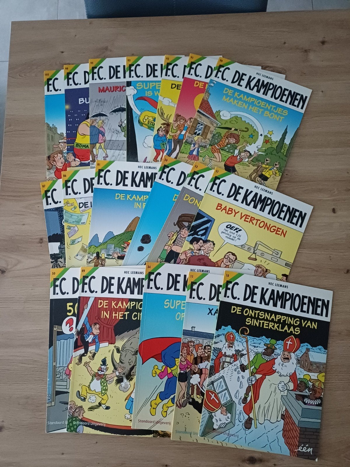 strips FC de kampioenen, Boeken, Stripverhalen, Complete serie of reeks, Ophalen, Zo goed als nieuw, Hec Leemans (FC De Kampioenen)