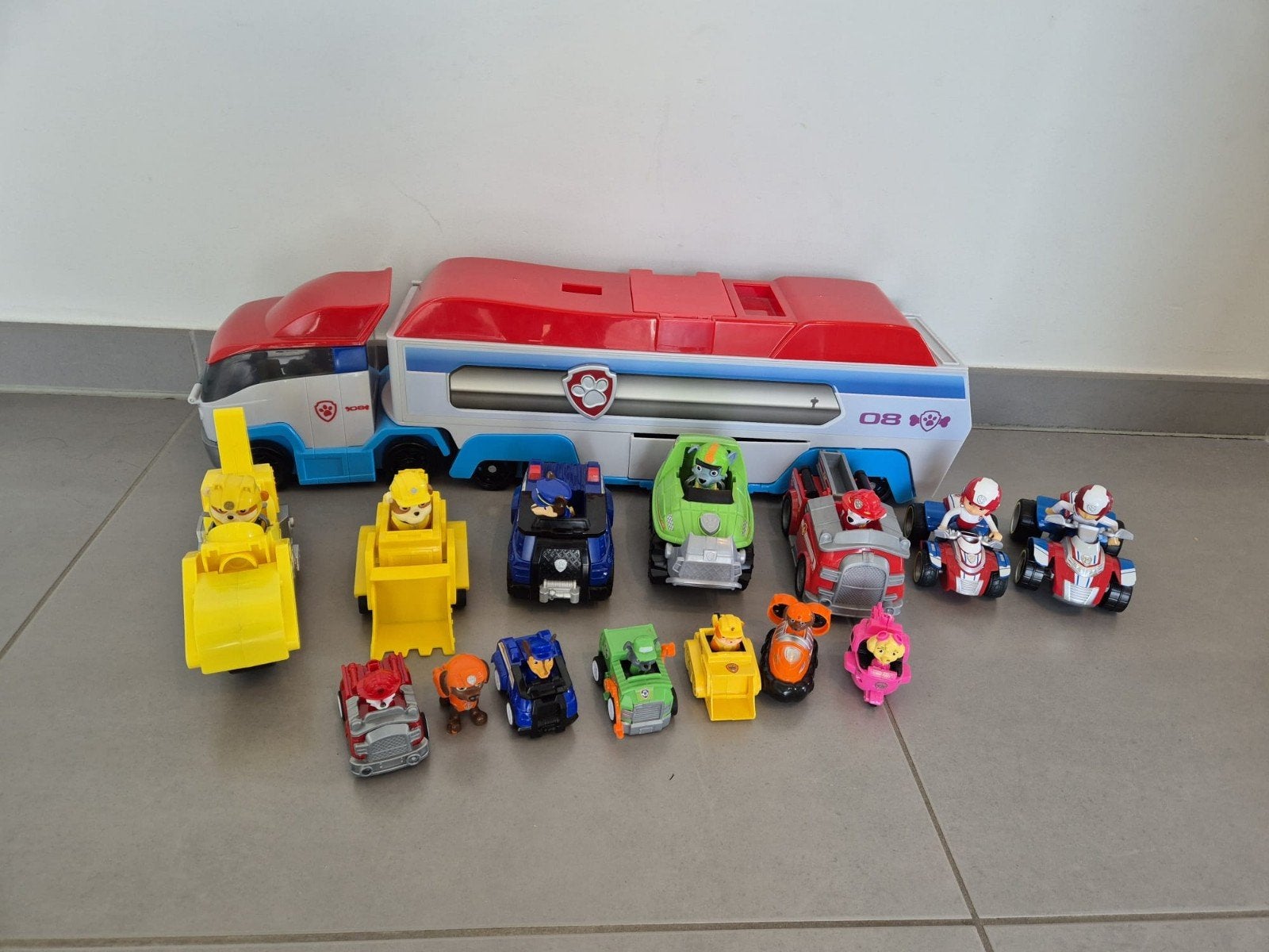 Paw patrol lot, Ophalen