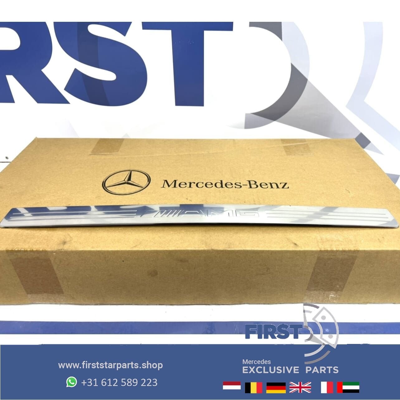 MERCEDES ORIGINELE C63 E63 G63 ML63 AMG INSTAPLIJST DORPEL L, Utilisé, -, -, Enlèvement ou Envoi