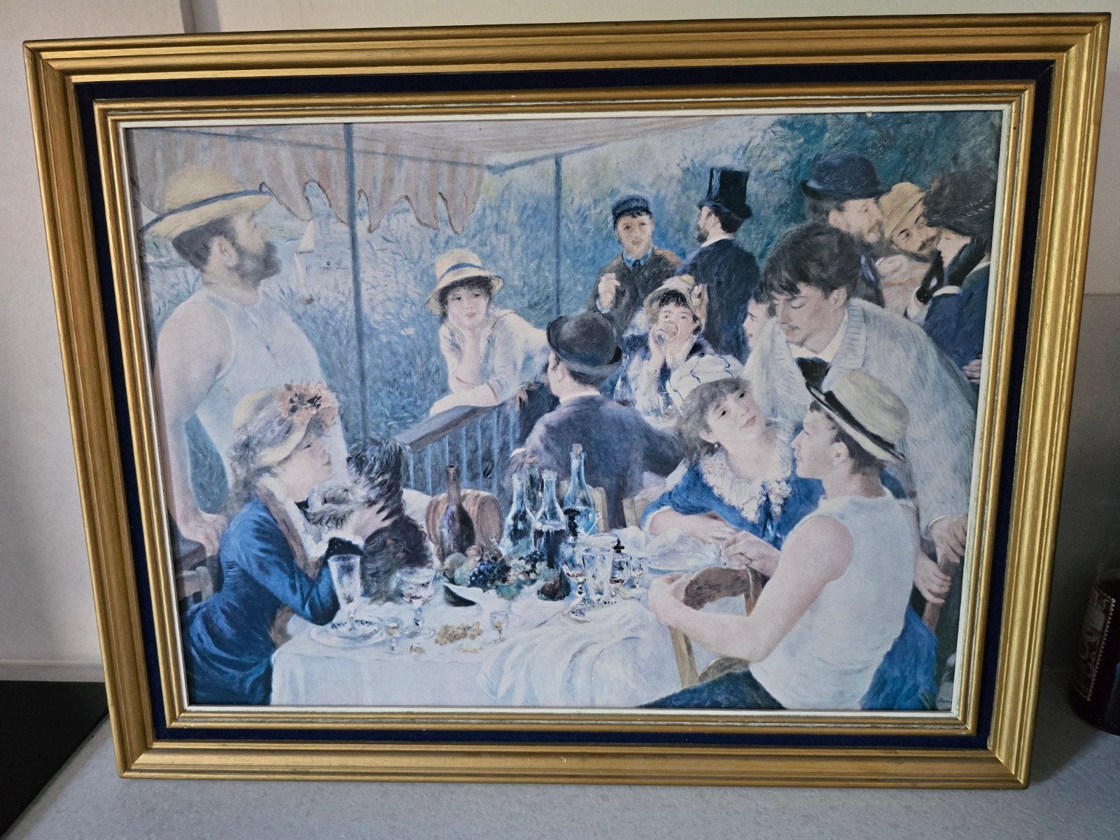 Lunch van de roeiers ..., Ophalen