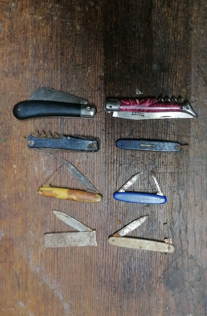Couteaux pliant de poche anciens, Envoi