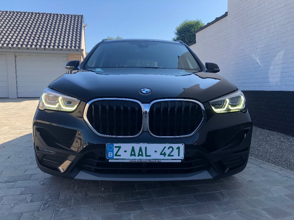 bmw x1hybride automaat navi leder garantie, Zwart, Leder, Hybride Elektrisch/Benzine, 3 cilinders