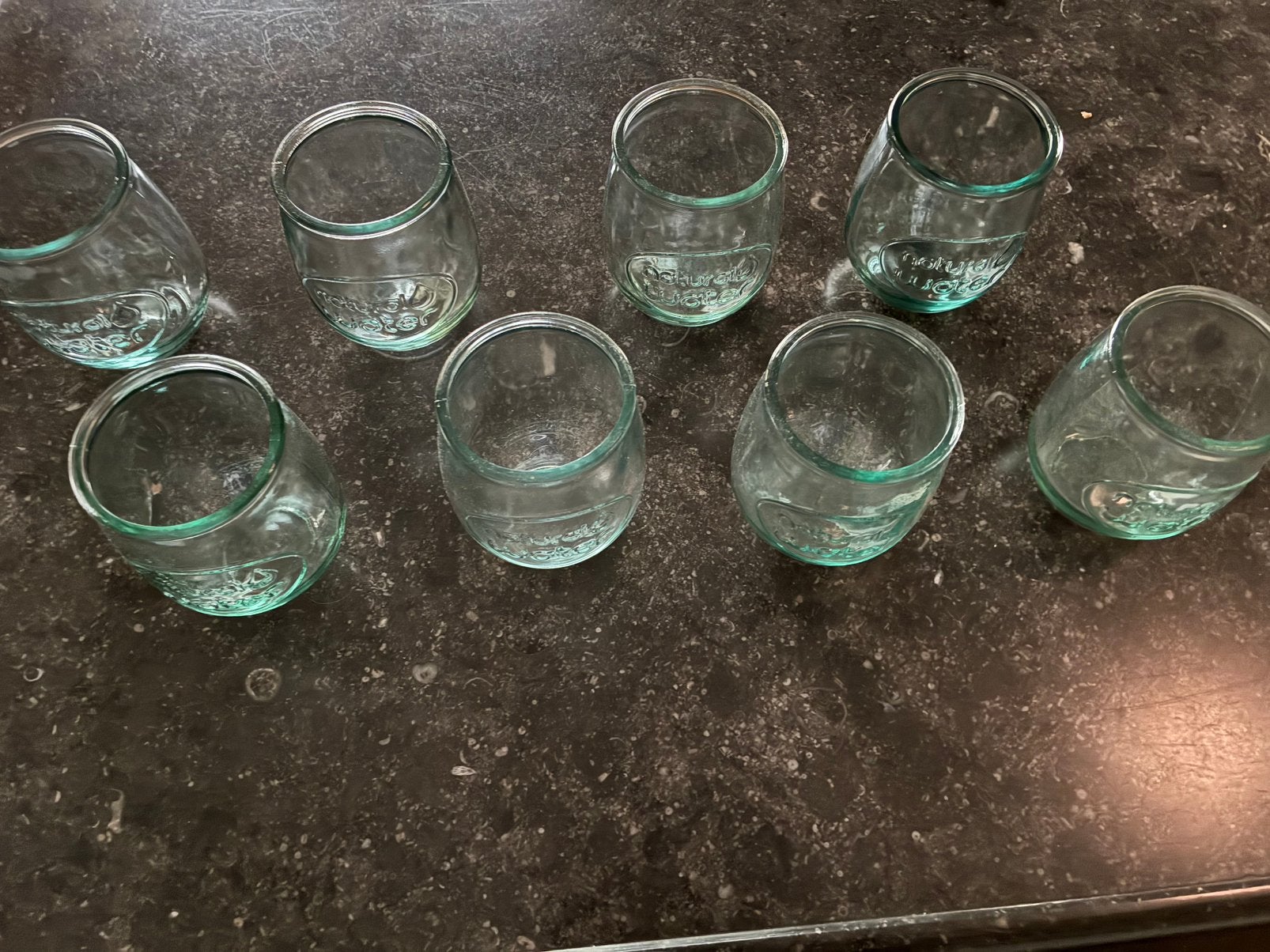 Waterglazen, Ophalen, Zo goed als nieuw