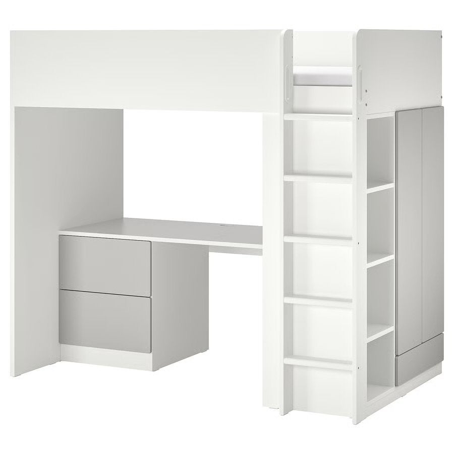 Lit mezzanine, IKEA, Enlèvement, Autres matériaux, Blanc, Une personne