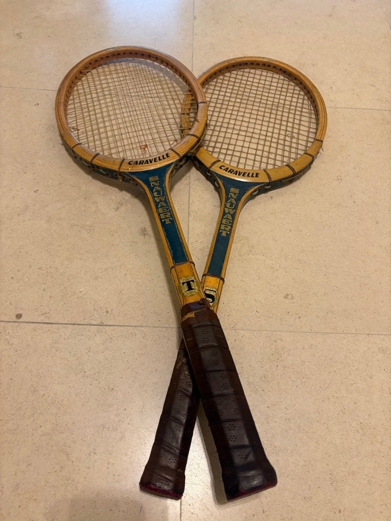 Snauwaert vintage tennis racketten, Ophalen of Verzenden, Gebruikt