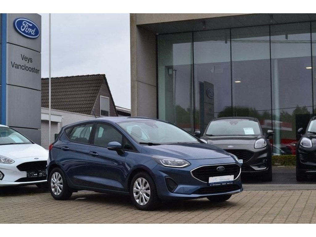 Ford Fiesta Trend 1.0i, Auto's, Euro 6, Blauw, https://public.car-pass.be/vhr/e3a4dcc8-27e9-413a-84e1-a87fd5eff260, Fiësta