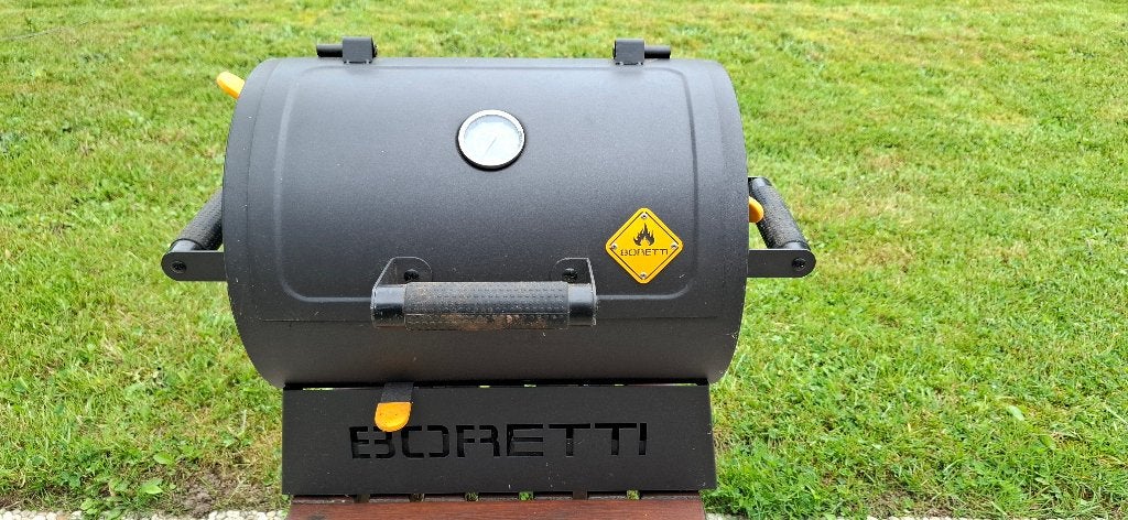 Boretti terzo tafel BBQ houtskool, Tuin en Terras, Ophalen, Gebruikt, Boretti.