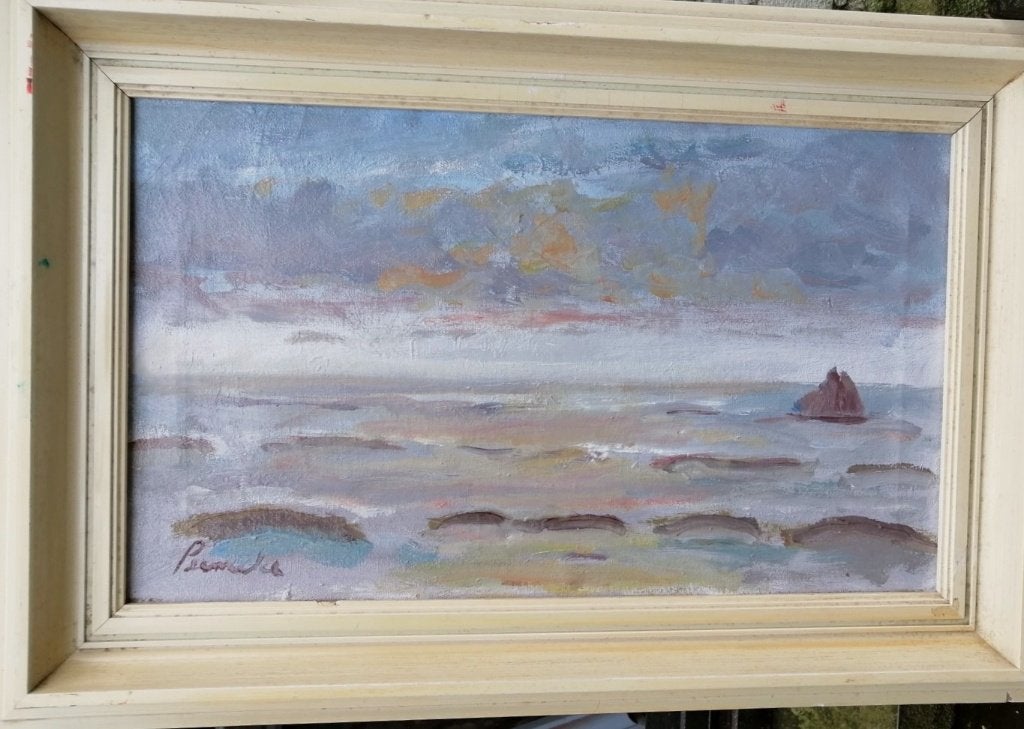 Constant Permeke '' Namiddag op zee '' olieverf op doek, Antiek en Kunst, Verzenden, Expressionistisch, Olieverf, Doek