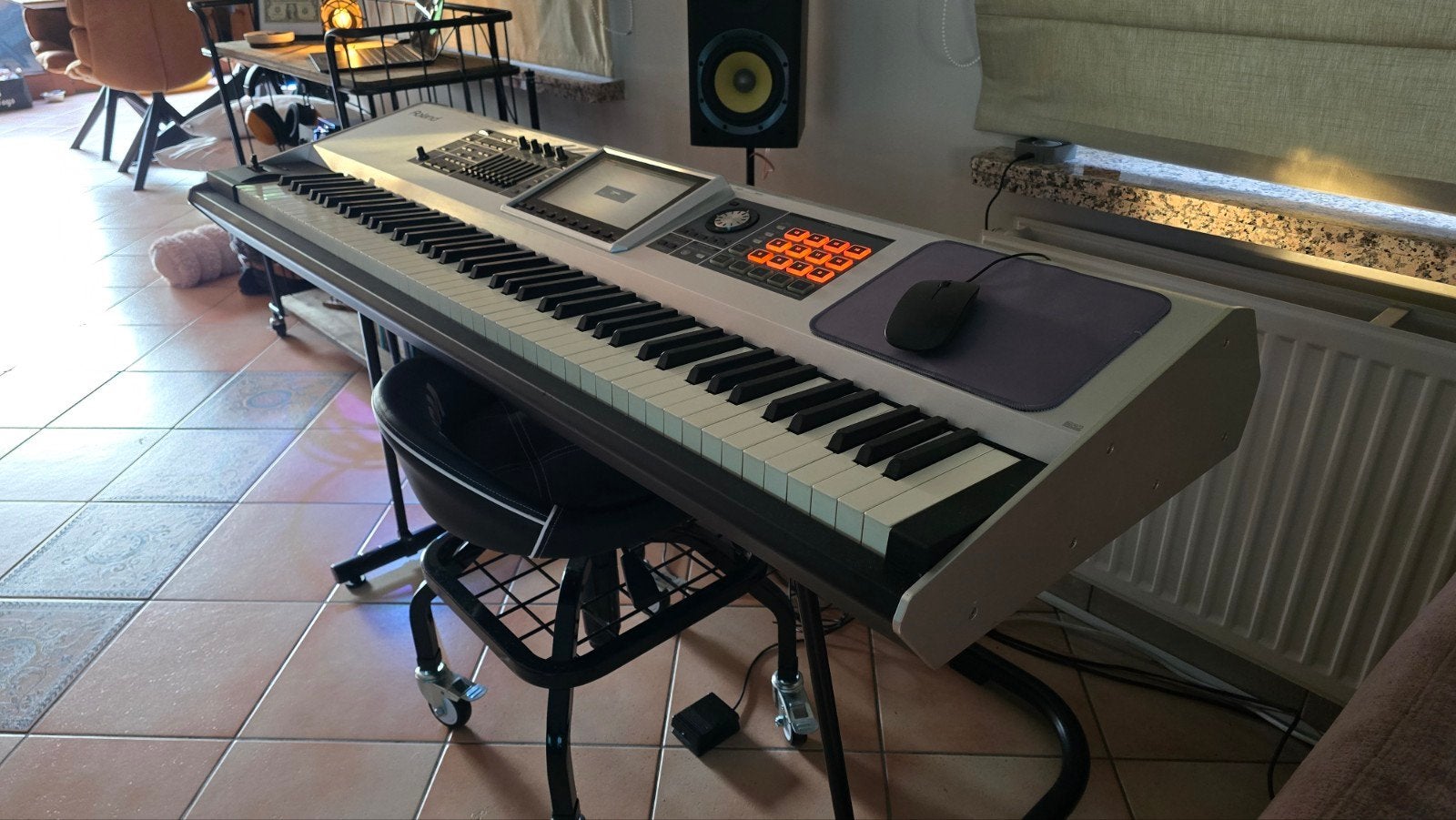 Roland Fantom G8 + KS-G8 + RAM-upgrade, Musique & Instruments, 88 touches, Sensitif, Roland, Comme neuf