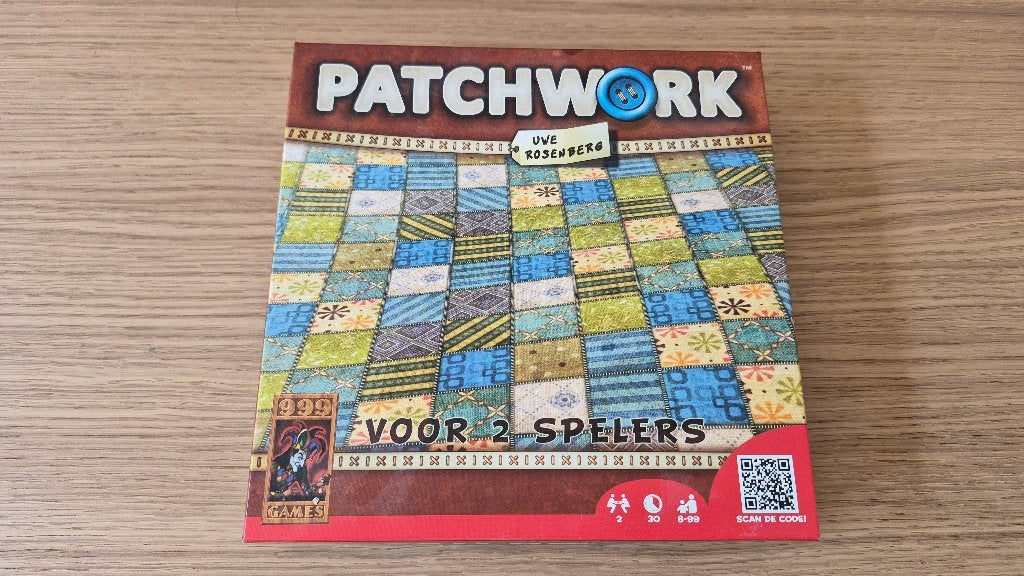 999 Games - Patchwork, Een of twee spelers, Ophalen of Verzenden, Zo goed als nieuw, 999 Games