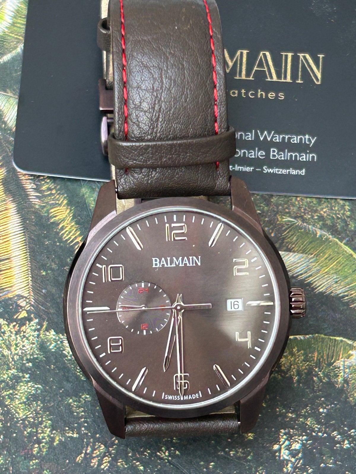 Prachtig Balmain Madrigal GMT 24H FullSet (Top conditie), Handtassen en Accessoires, Ophalen of Verzenden, Zo goed als nieuw