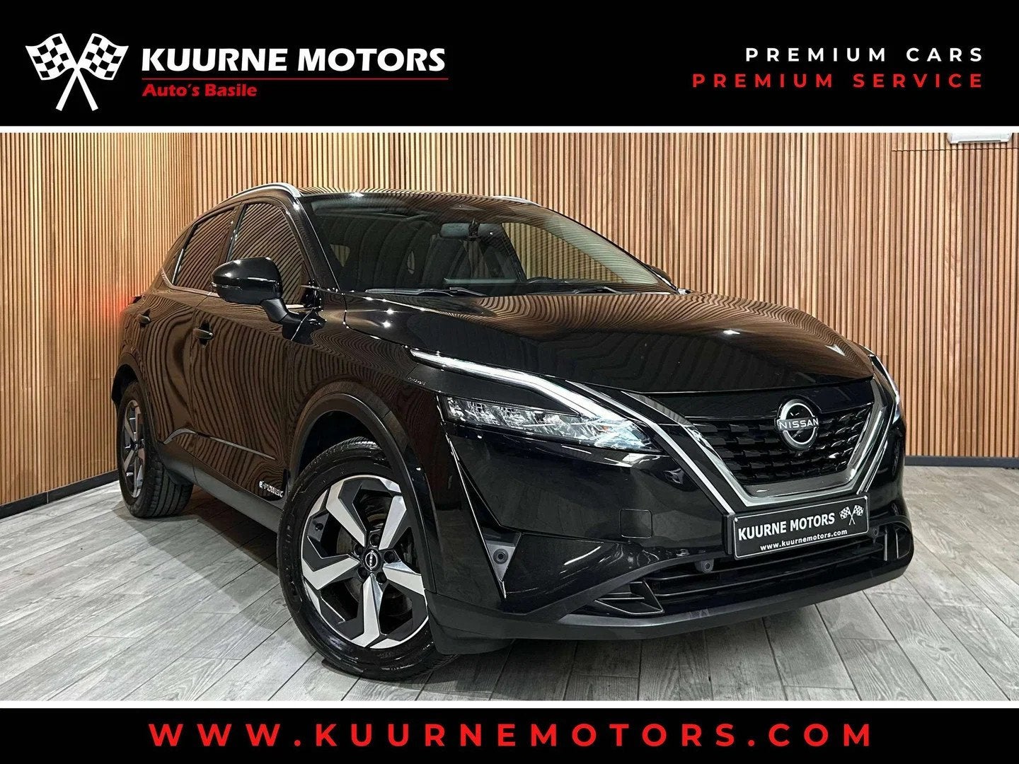 Nissan QASHQAI 1.5i E-POWER Alu18"/Led/Pano/Cam/Keyless/Pdc/, Auto's, Automaat, Gebruikt, Zwart, Bedrijf