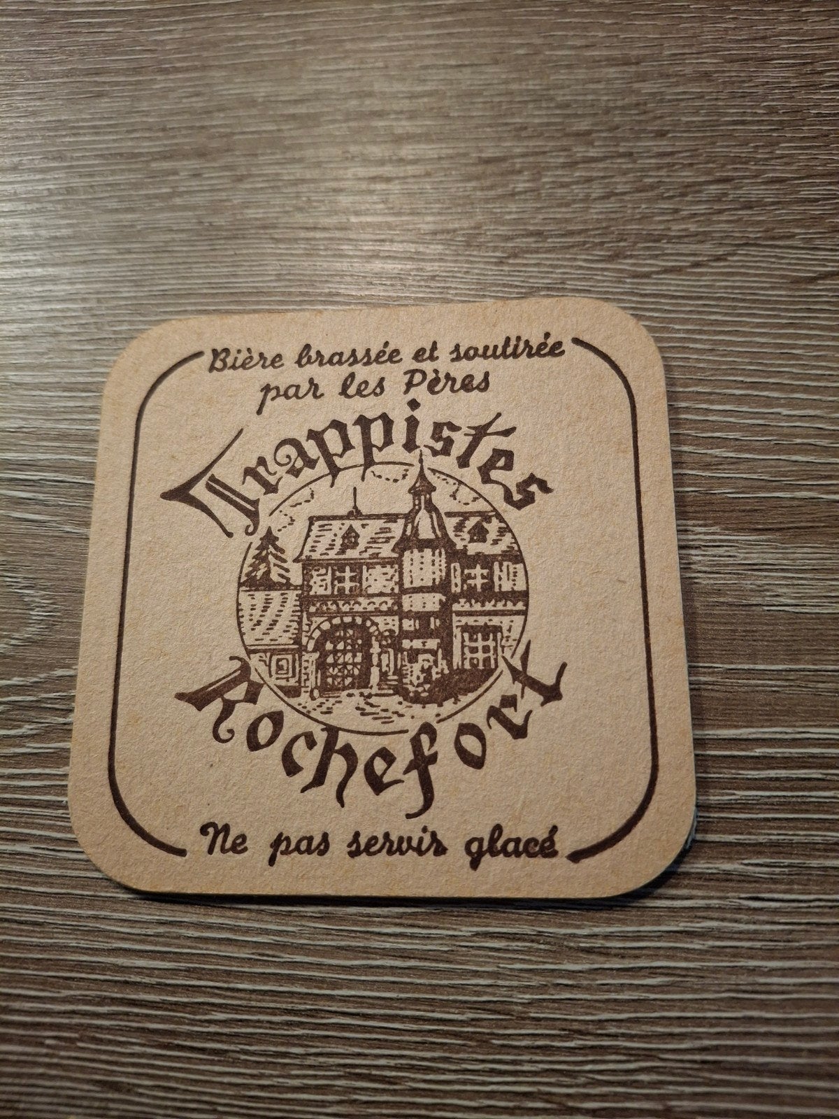 vieux tapis à bière trappiste de Rochefort, Enlèvement ou Envoi