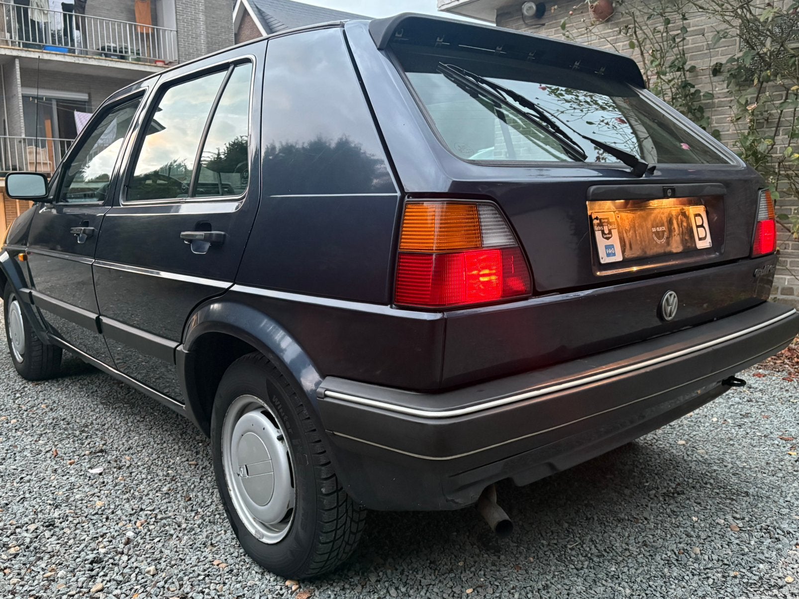 Kijken waard :)*Unieke VW mk2 * automaat* diesel* 122DKM!**, Auto's, Automaat, Dealer onderhouden, Blauw, Diesel