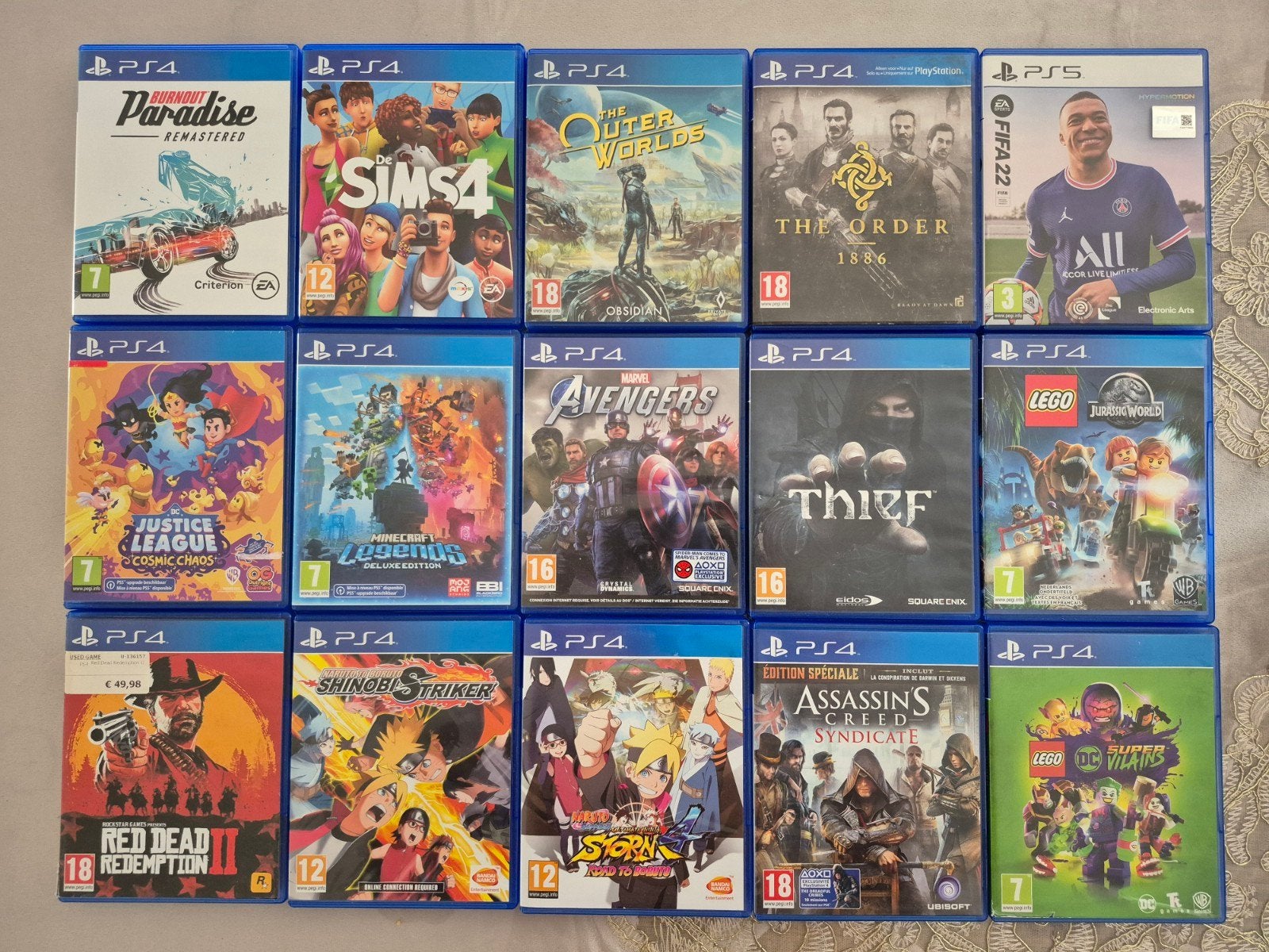 Verschillende Ps4 games., Ophalen