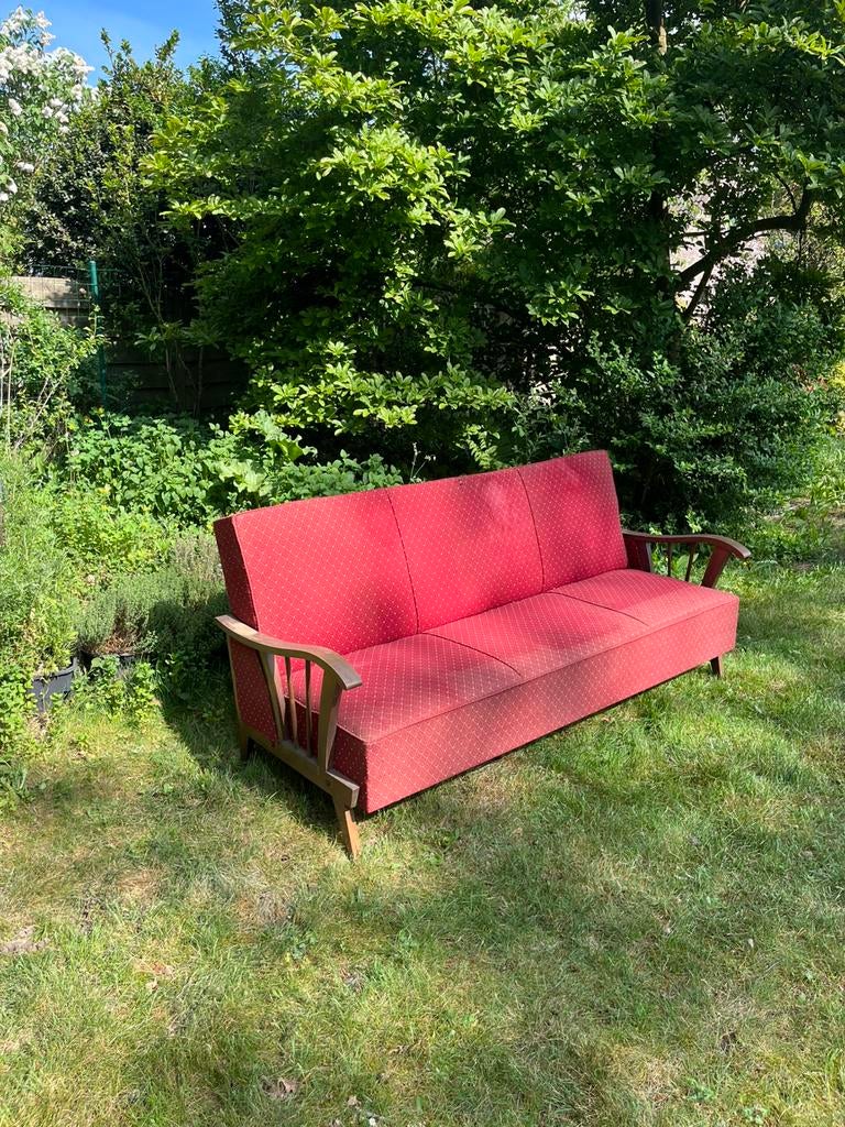 Vintage slaapbank, Antiquités & Art, Antiquités | Meubles | Chaises & Canapés, Enlèvement