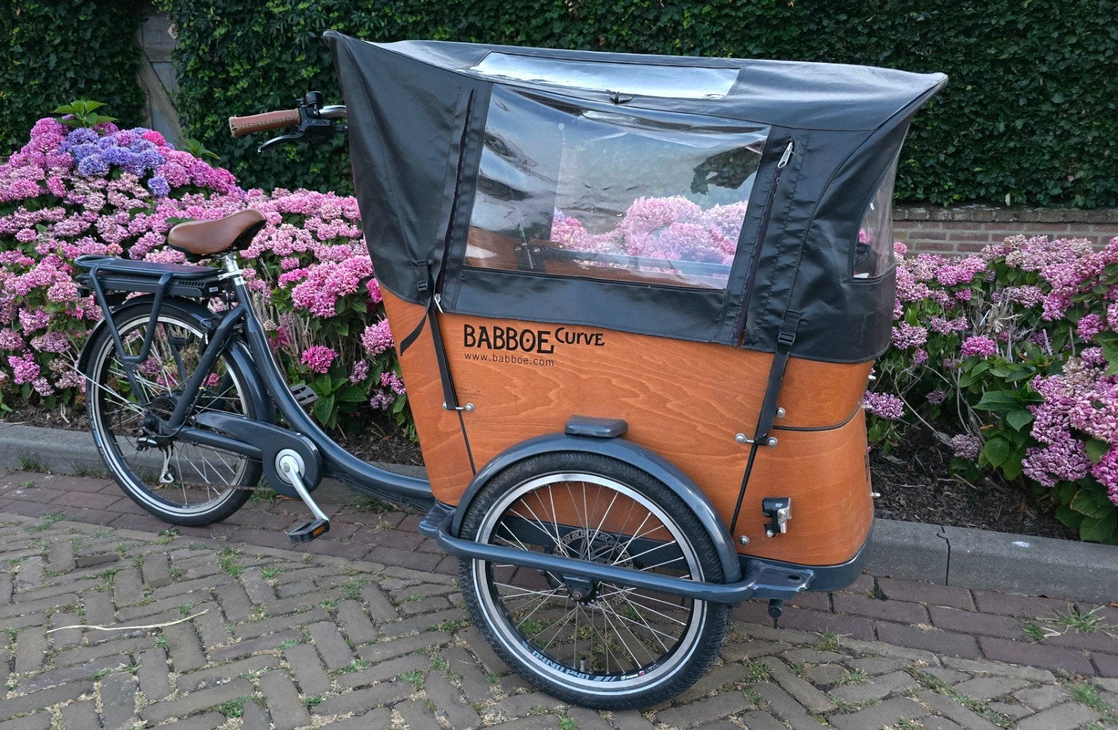 babboe Curve-E  goedgekeurd zeer mooie elektrische bakfiets, Autres marques, Électrique, Comme neuf, Enlèvement