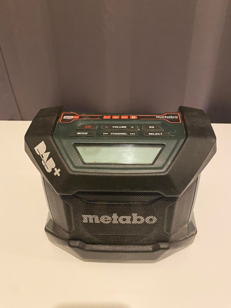 Metabo R 12-18 DAB+ BT 12V / 18V Li-Ion Accu bouwradio, Enlèvement, Utilisé
