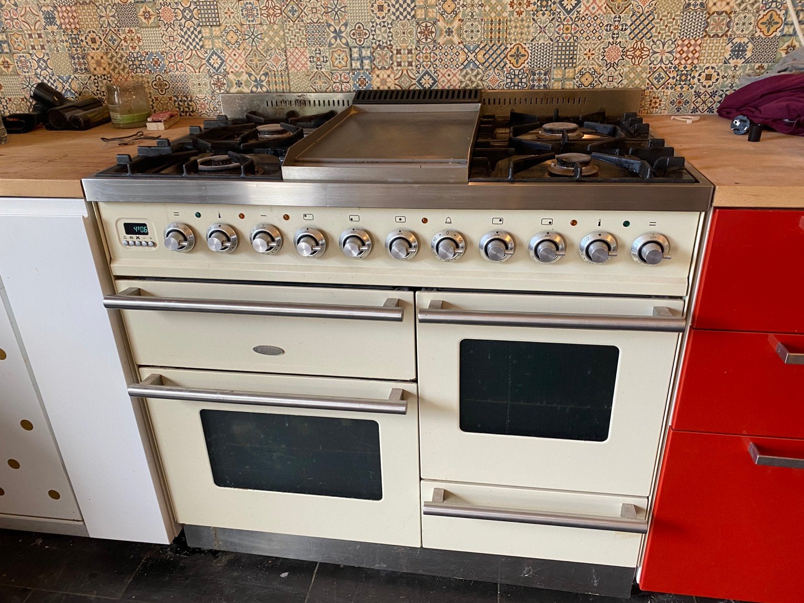 Cuisinière Gaz Boretti, Gaz, Enlèvement, Utilisé, À Poser