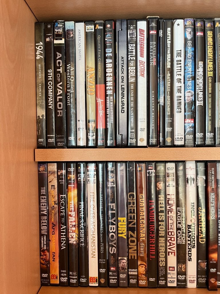 oorlogsfilms (ong. 125 stuks), Cd's en Dvd's, Dvd's | Actie, Ophalen of Verzenden, Gebruikt, Oorlog