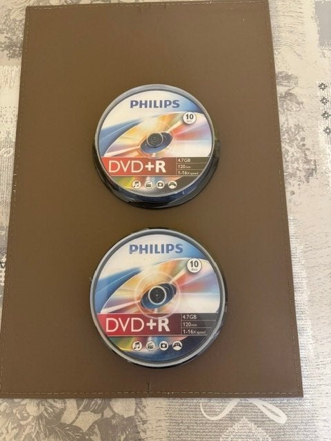 DVD/R - Philips 4.7 GB (20 exemplaren), Ophalen of Verzenden, Nieuw, Dvd, Philips