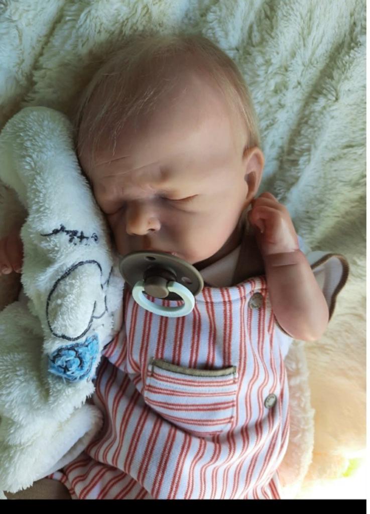 Reborn baby Noel, Ophalen of Verzenden, Nieuw, Pop