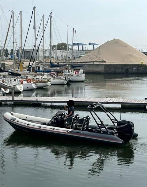 Osprey Vipermax 8.0 Leisure incl. Vanclaes trailer, Ophalen, Gebruikt, Benzine, 200 pk of meer