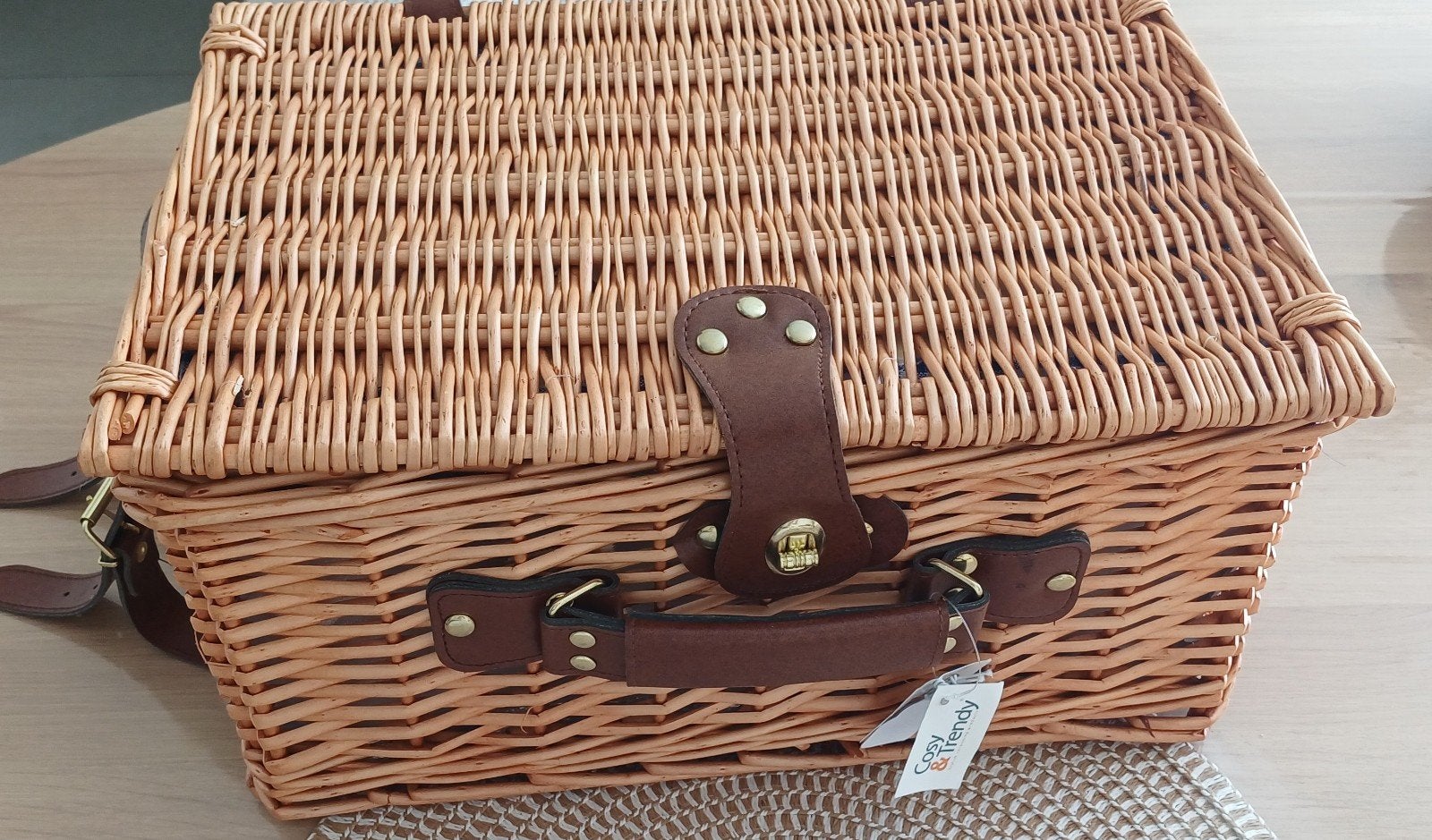 NIEUW complete picknickmand cosy&trendy, Enlèvement, Neuf