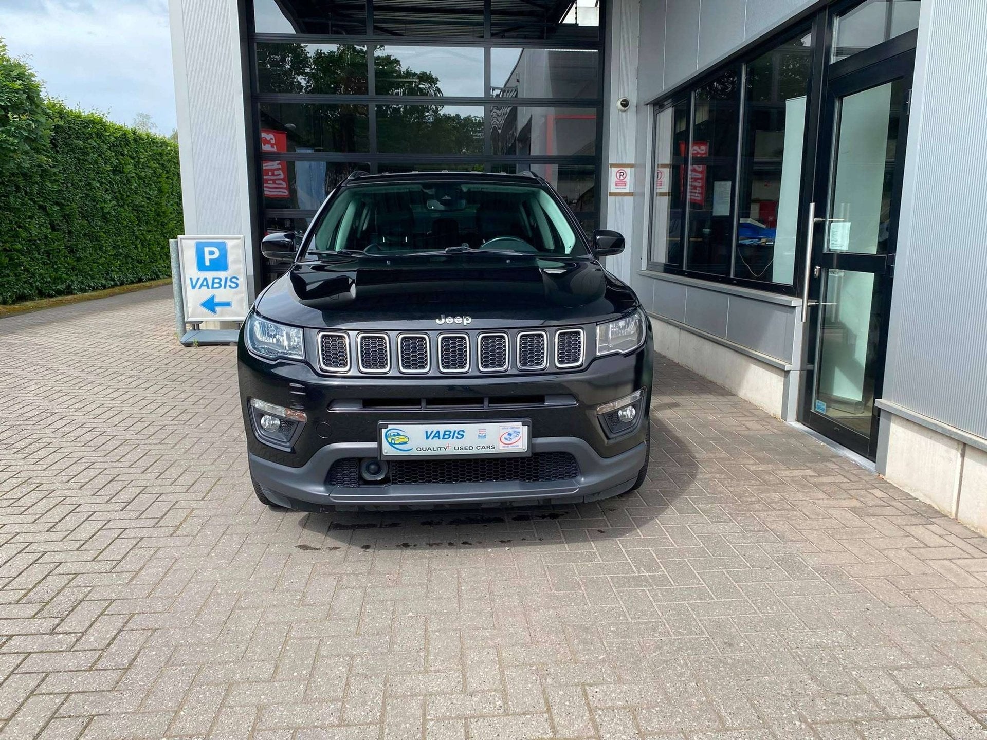 Jeep Compass Compass 1.4 Turbo 4x2 Navi/Camera/12 maanden -, Auto's, 4 cilinders, Zwart, Compass, Bedrijf