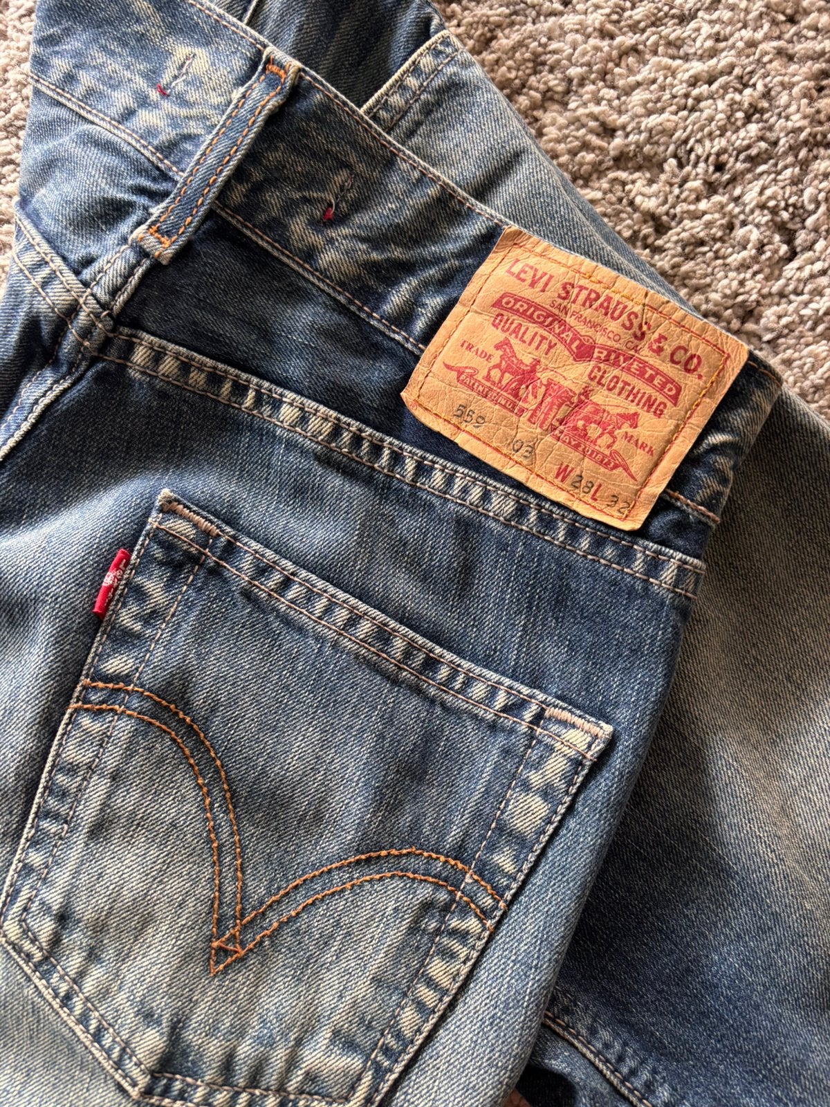 Bootcut vintige 26 ..27/32, Kleding | Heren, Spijkerbroeken en Jeans, Ophalen, Zo goed als nieuw