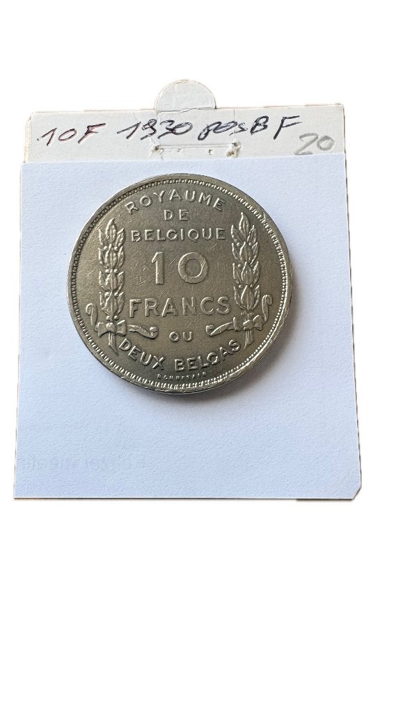 ALBERT I : 10 FRANCS 2 BELGAS 1930F Position B, Enlèvement ou Envoi