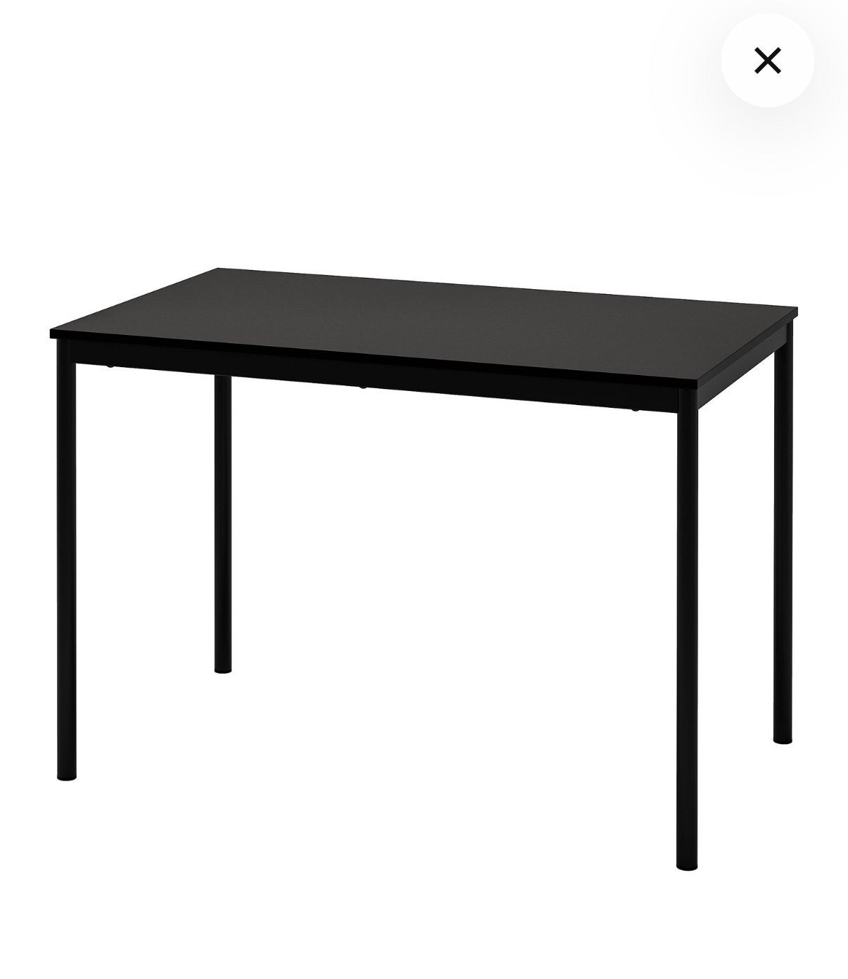 Eettafel SANDBERG ikea (afmetingen in de beschrijving), Tuin en Terras, Ophalen, Zo goed als nieuw