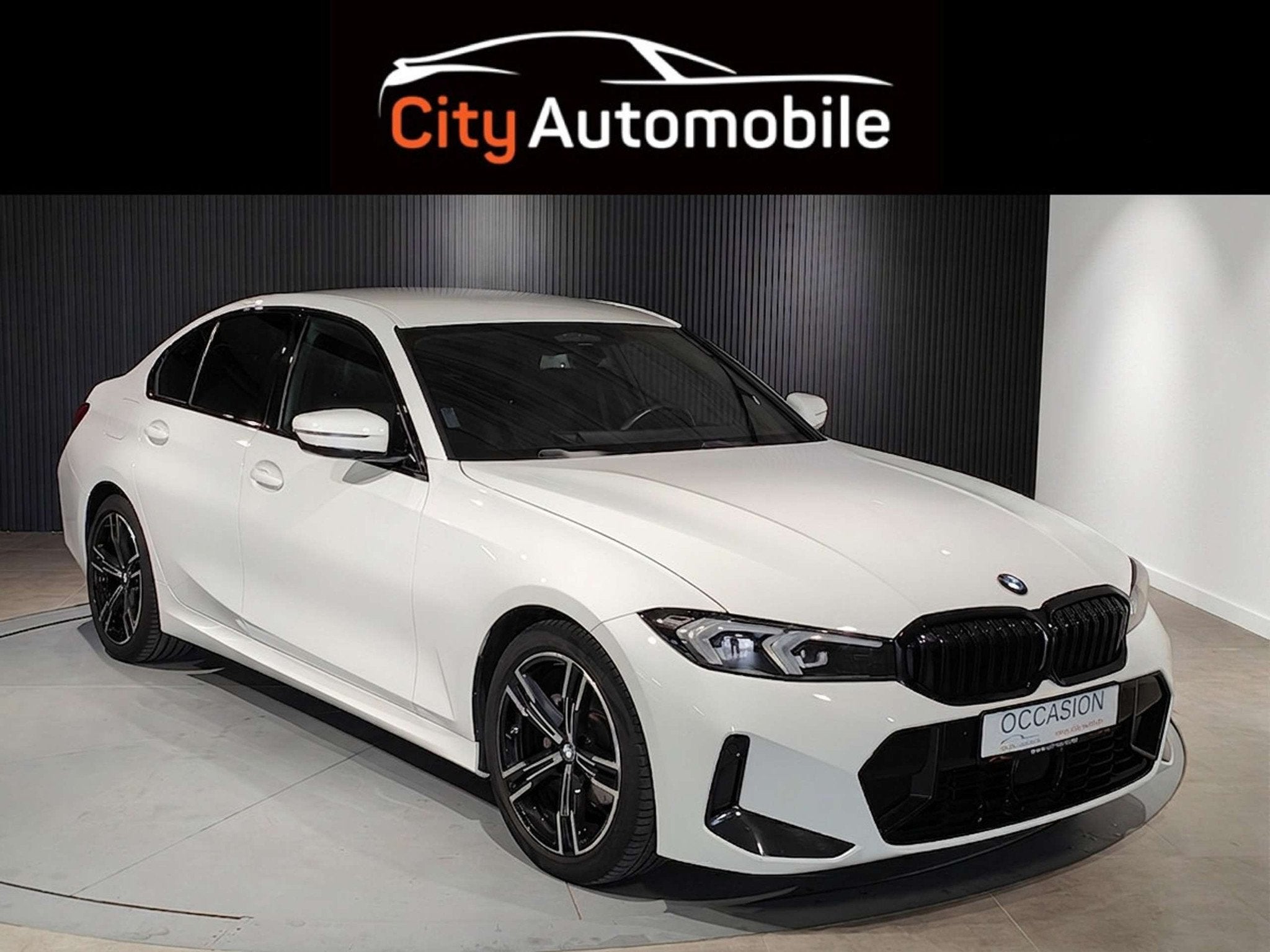 BMW 3 Serie 318 318dA PACK M CARPLAY GPS BLUETOOTH SIEGES CH, Autos, Achat, Alcantara, Noir, Automatique