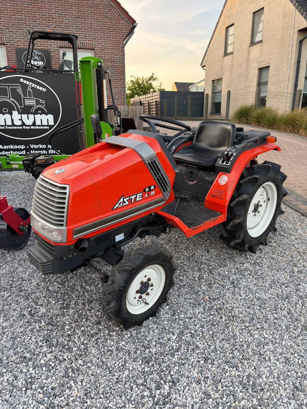 Minitractor Kubota aste a-15 - 3cilinder - 4x4 - TOPSTAAT !!, Ophalen of Verzenden