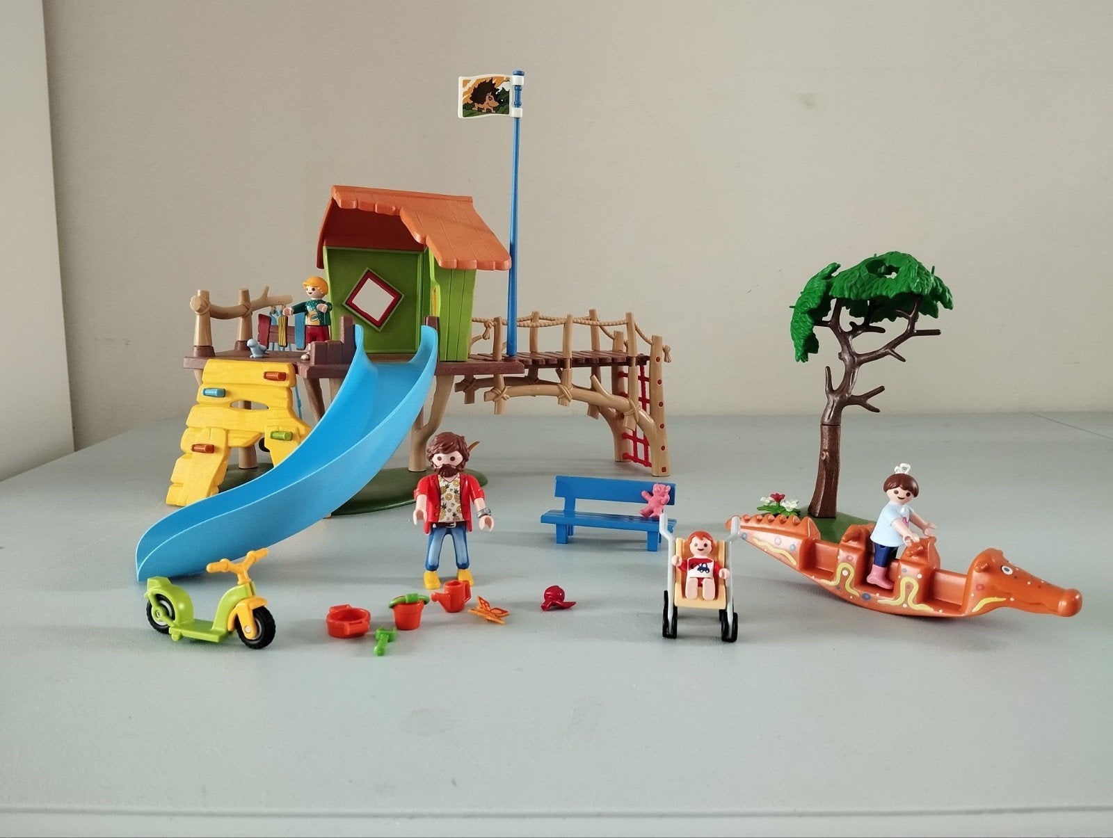 playmobil speeltuin, Kinderen en Baby's, Ophalen of Verzenden, Zo goed als nieuw, Complete set