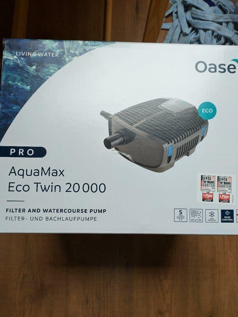 Oase AquaMax Eco Twin 20000 nieuw in doos vijverpomp, Ophalen of Verzenden, Nieuw, Vijverpomp