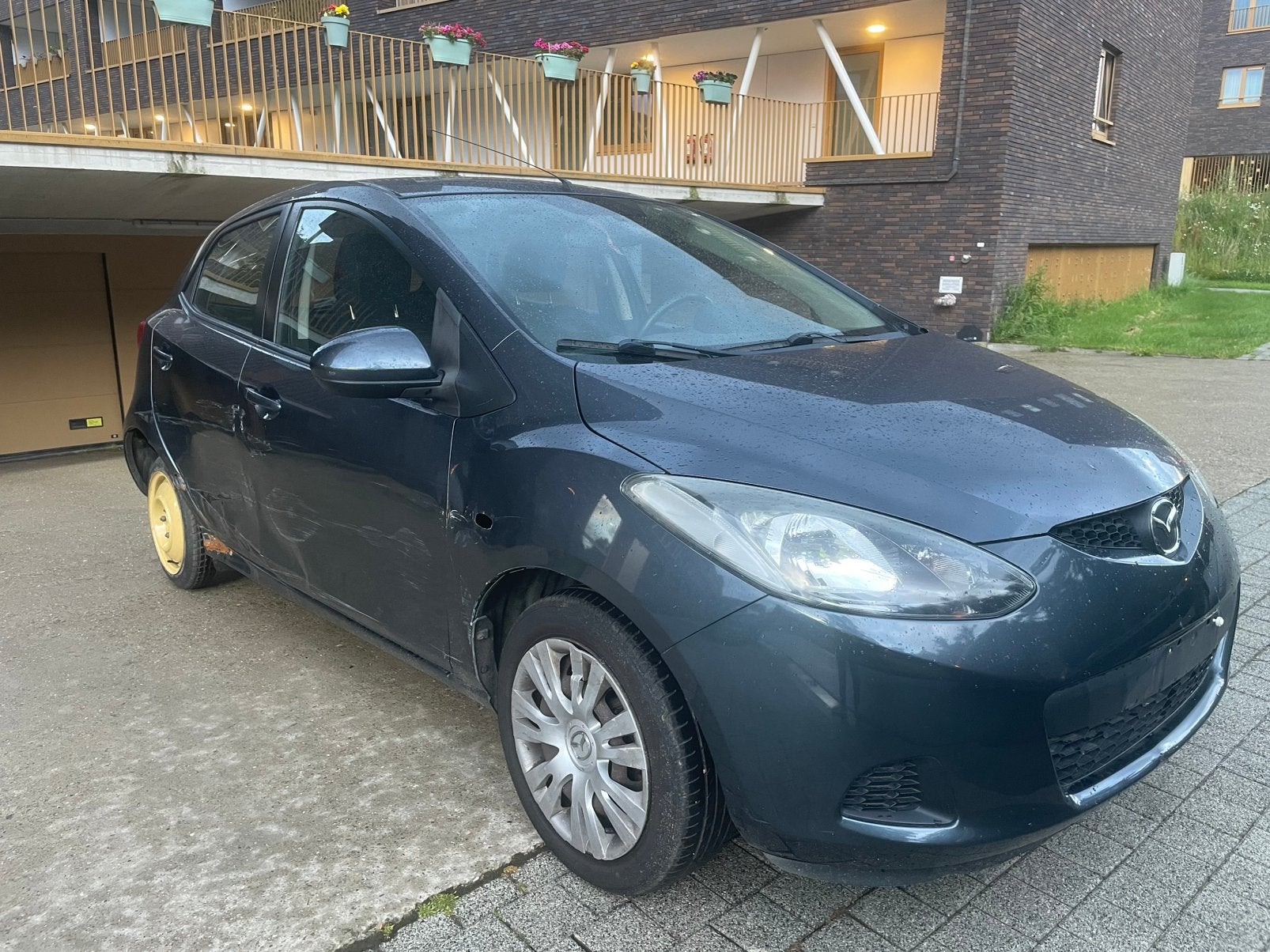 Mazda 2 1.4d. Export 500€vast 0491171284, Auto's, Diesel, Particulier, Te koop