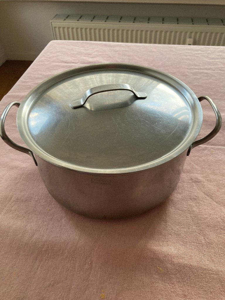 Kookpot diameter 20 cm merk Galand Bruxelles, Met handvatten, Ophalen, Gebruikt, Inox