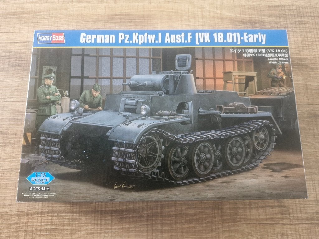 HobbyBoss 1/35 German Pz.Kpfw.I Ausf.F (VK 18.01) - Early, Overige merken, Tank, 1:32 tot 1:50, Nieuw