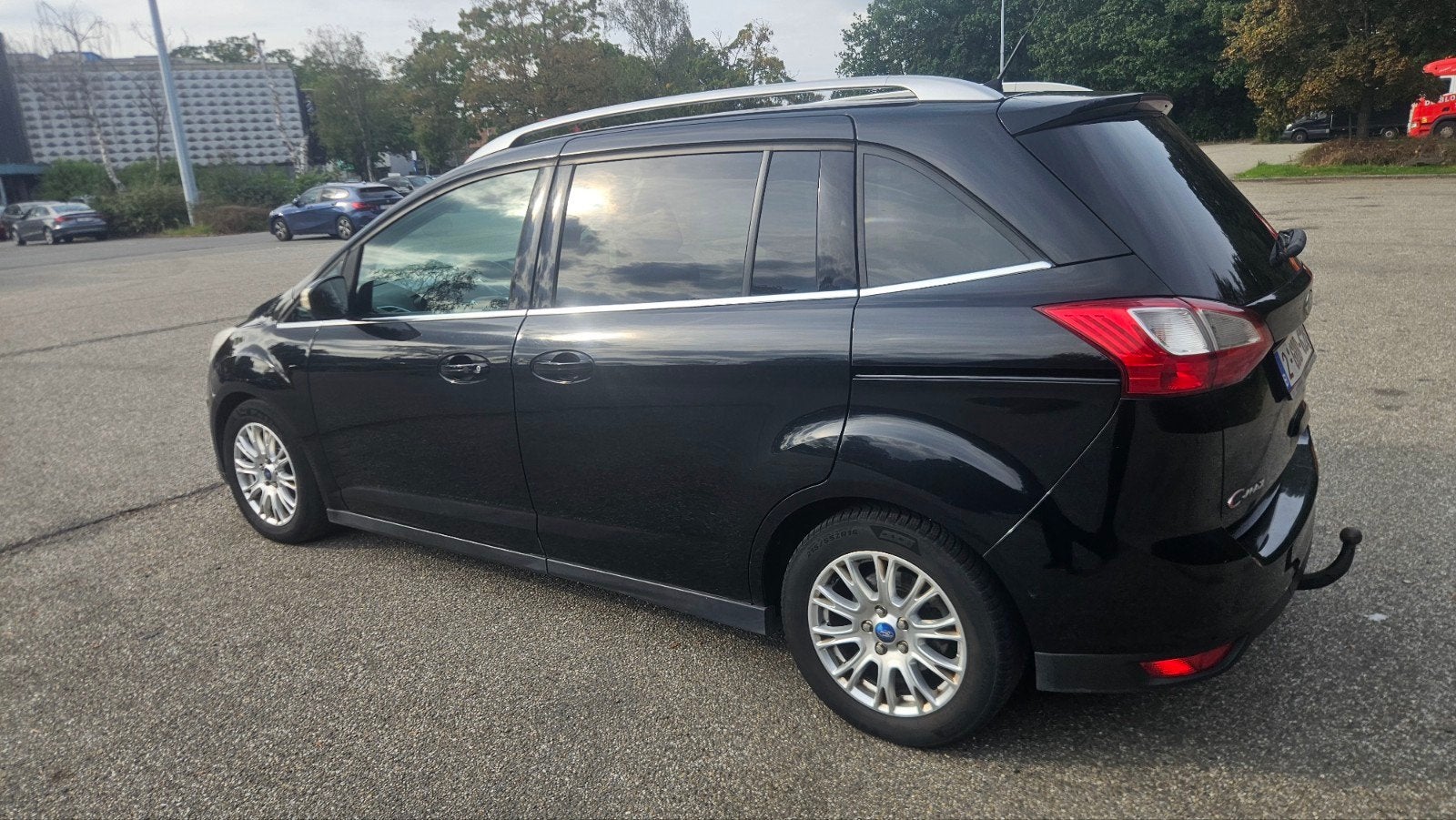 FORD GRAND C-MAX 2013 AUTOMATISCH FAMILIEWAGEN, Auto's, Automaat, Euro 5, Leder, Diesel