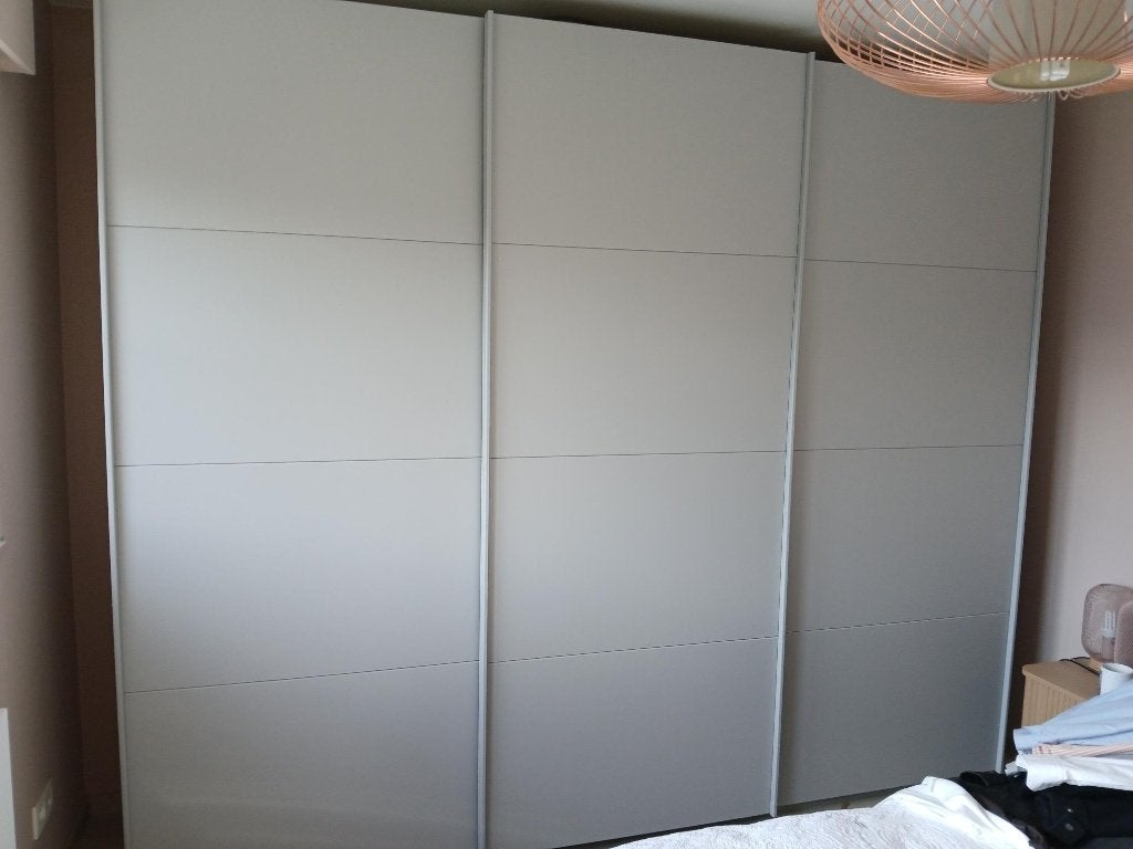 kleerkast schuifdeuren, 200 cm ou plus, Comme neuf, Enlèvement, 200 cm ou plus