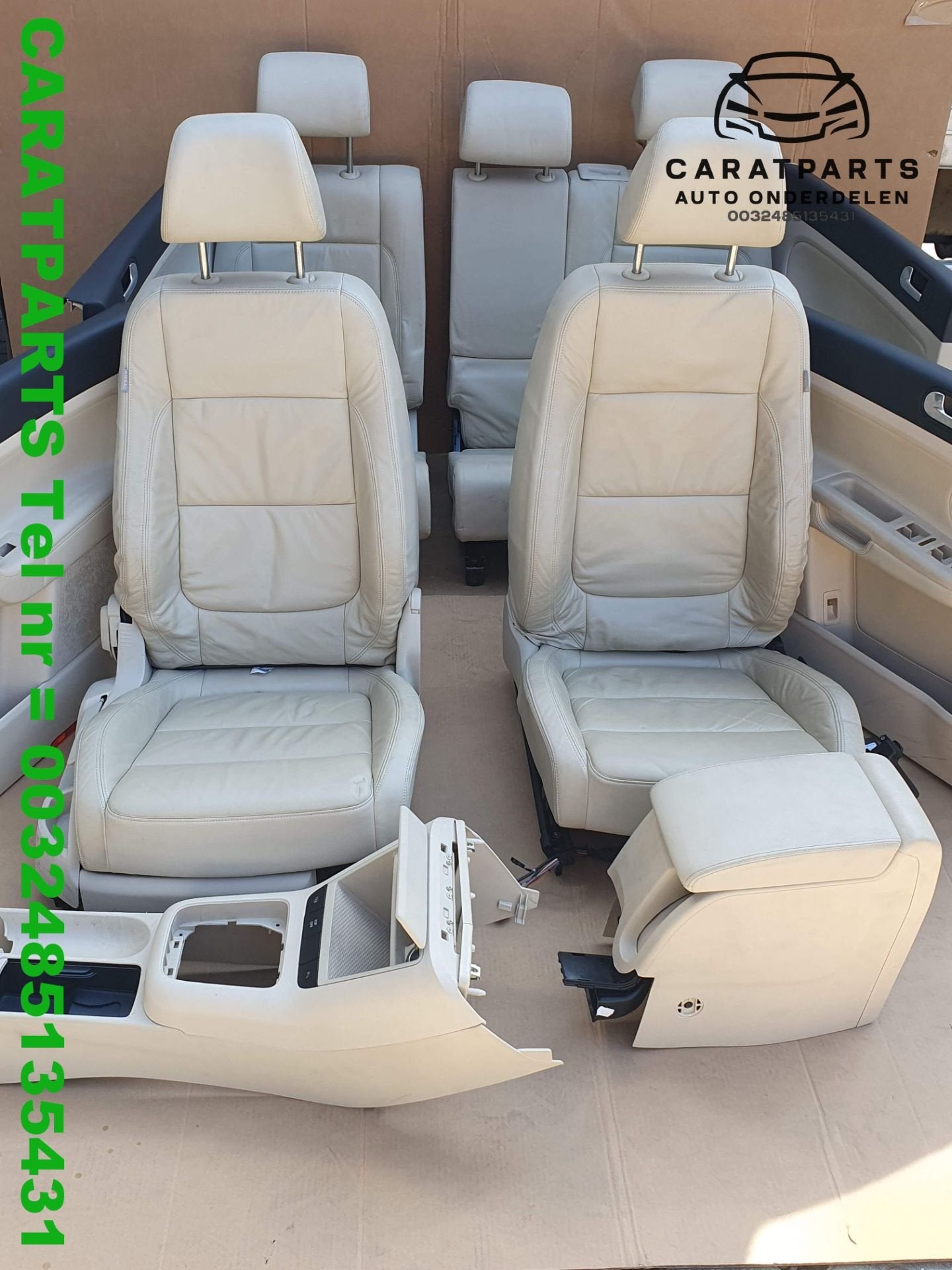 Golf Plus interieur golf plus leder lederen zetels golf plus, Auto-onderdelen, Interieur en Bekleding, Volkswagen, Gebruikt