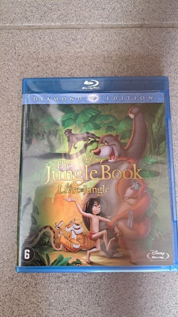 Jungle book blu ray, Cd's en Dvd's, Film, Ophalen of Verzenden, Zo goed als nieuw, Nederlands