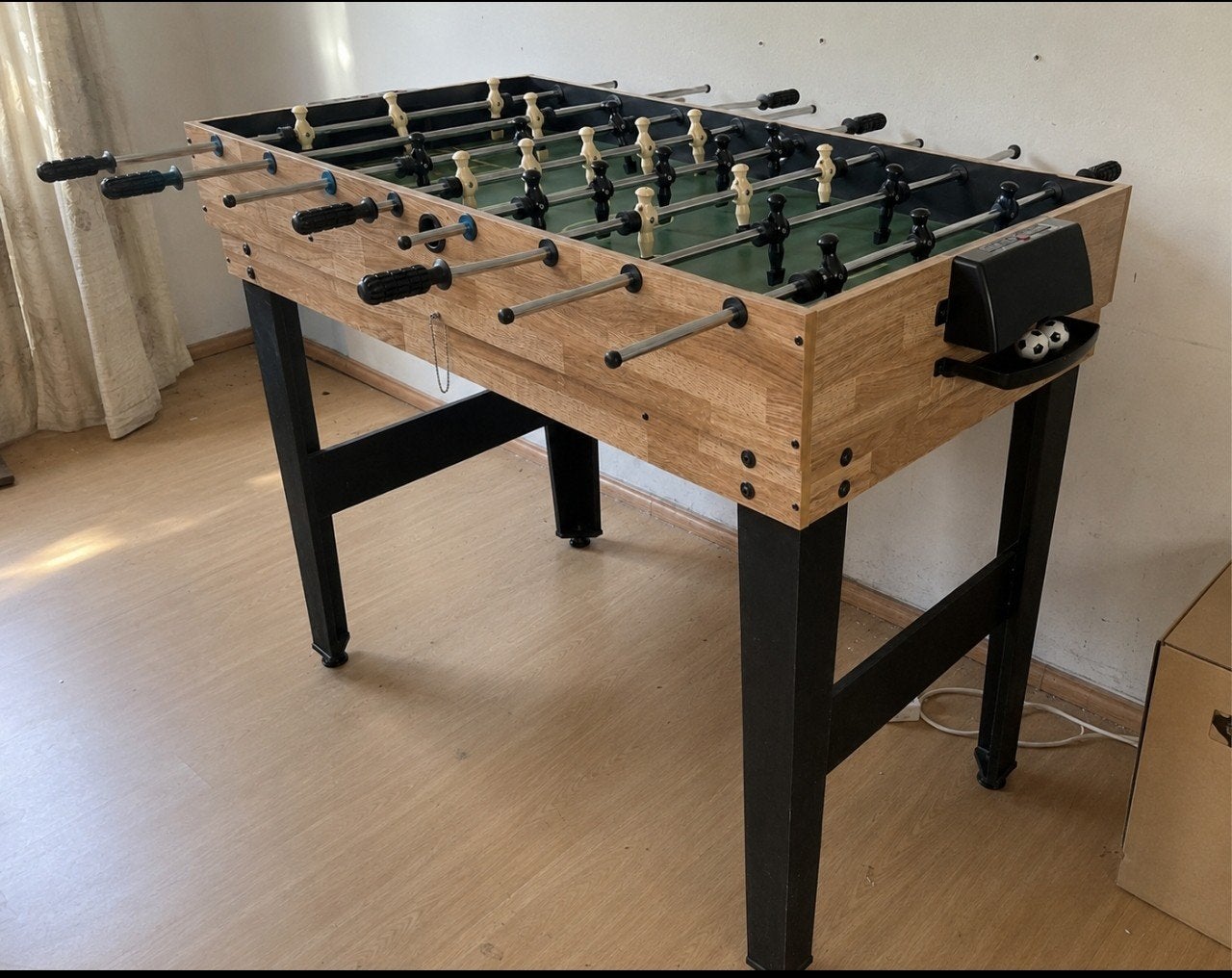 4 in 1 kickertafel, Ophalen