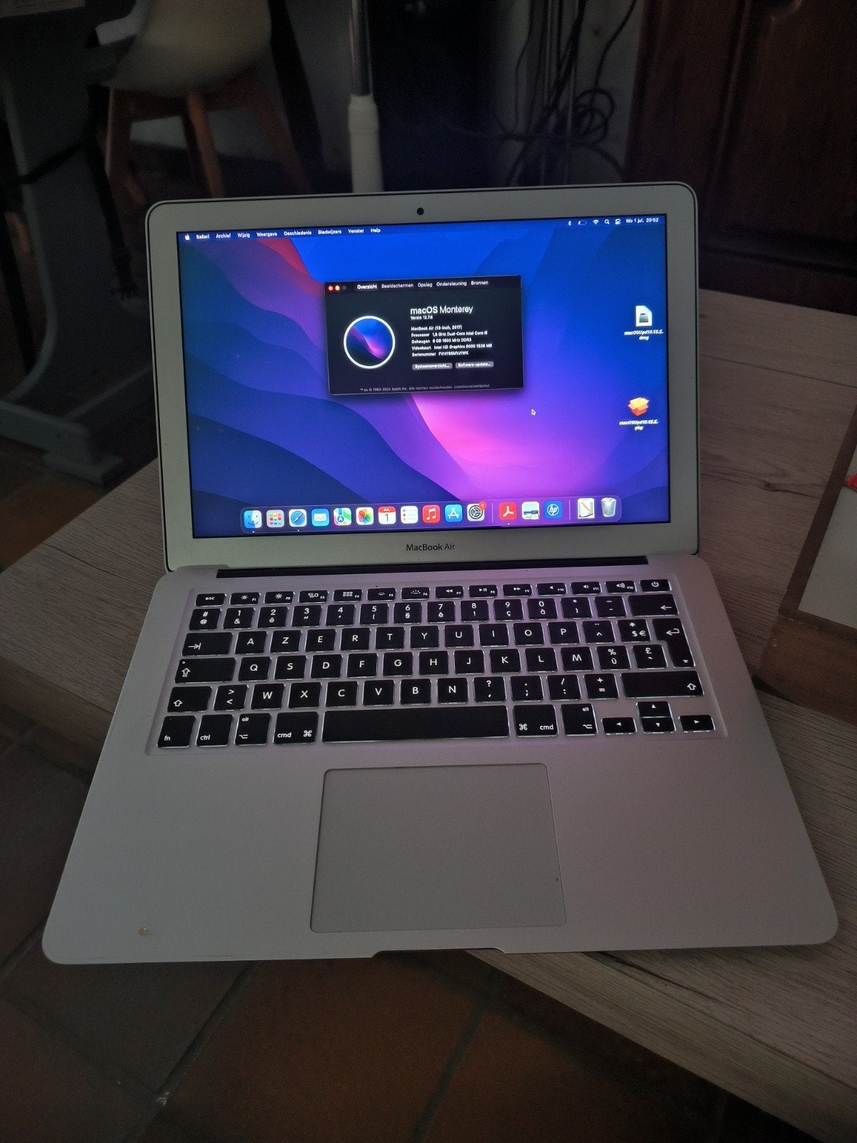 MacBook air 2017, Computers en Software, Apple Macbooks, Ophalen, MacBook
