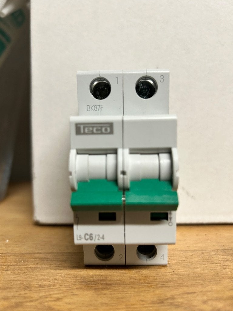 Automatique/fusible Teco 6A, Enlèvement ou Envoi, Neuf, Autres marques, Disjoncteur divisionnaire