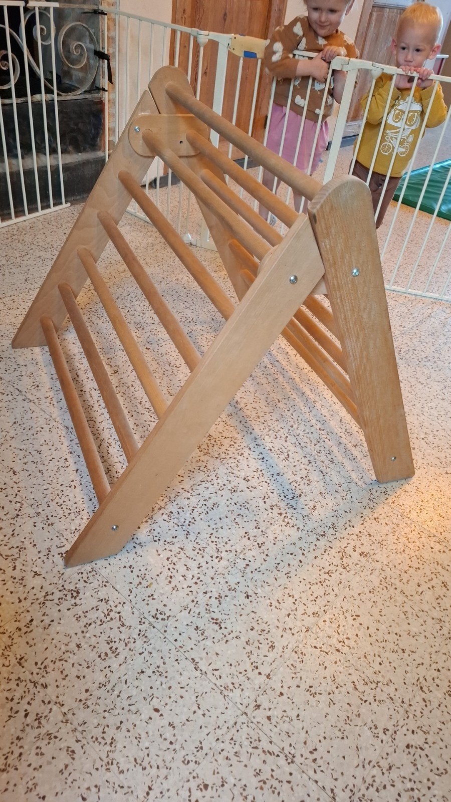 klimdriehoek, Kinderen en Baby's, Ophalen