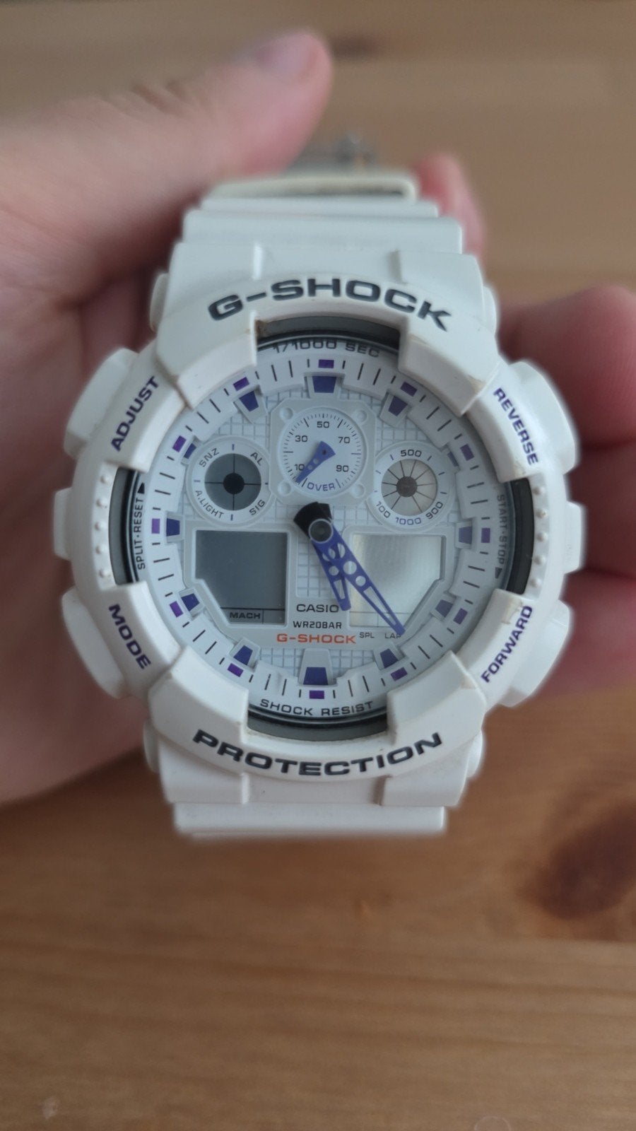 G-SHOCK GA-100A, Enlèvement ou Envoi, Utilisé, Montre-bracelet, Casio